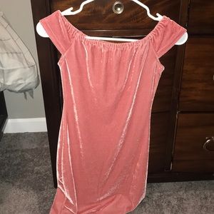 off the shoulder dress